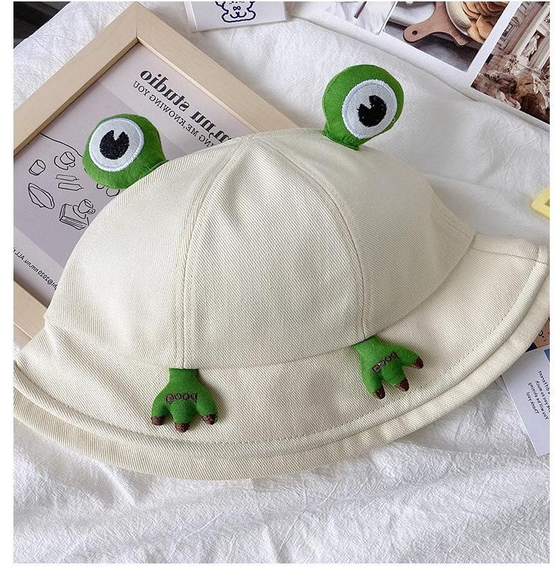 Frog Bucket Hat for Women Cute 3D Big Eyes Frog Sun-Shade Travel Novelty Fisherman Cap Foldable Daily Commute Kawaii Basin Hat