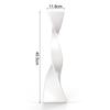 Hot Sale Nordic Ceramic Vase Modern Simple Tall Slender Vase Twisted High Creative Vases For Home Living Room Desktop Decoration
