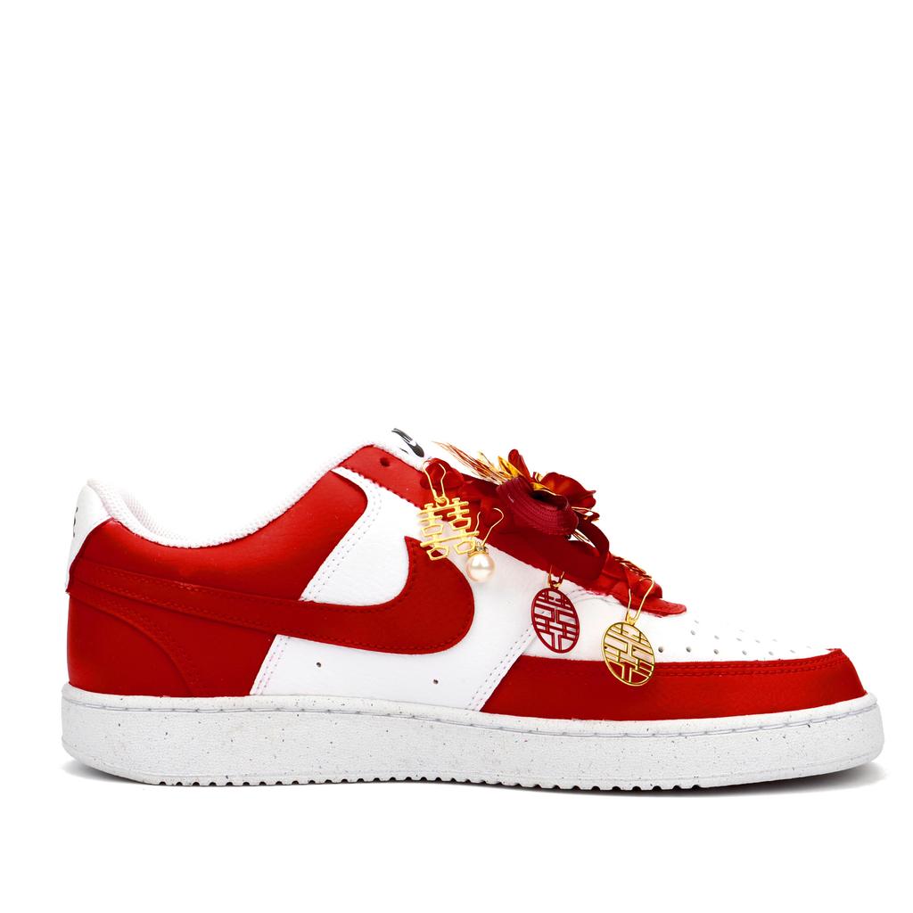 Nike Court Vision Together Forever Cushioning Slip Resistant Low top Skateboard Shoes Men's Red DH2987-101(Team900-)