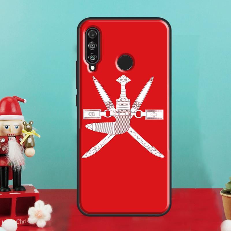 Oman Flag For Huawei Nova 9 10 SE 12i 11i 8i 12s Y90 Y60 Y70 Y72 Y61 Y91 P20 P40 P30 Lite P60 Pro Case
