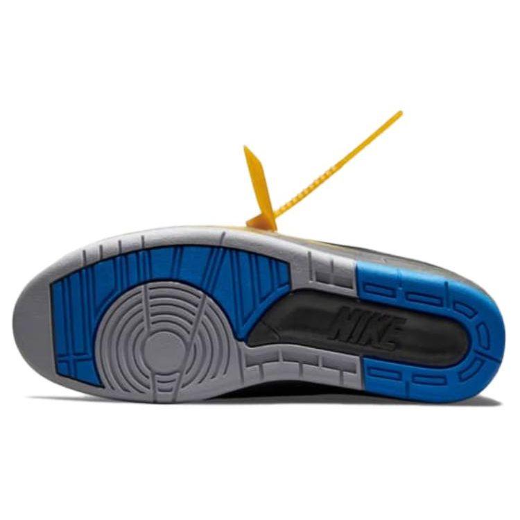 Off-White x Air Jordan 2 Retro Low SP Nero Varsity Royal Sneakers Unisex DJ4375-004