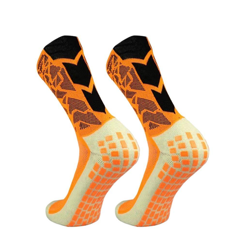 

Влагоотводящие спортивные носки для бейсбола, износостойкие носки до икры, товары для футбола и соккера для улицы orange