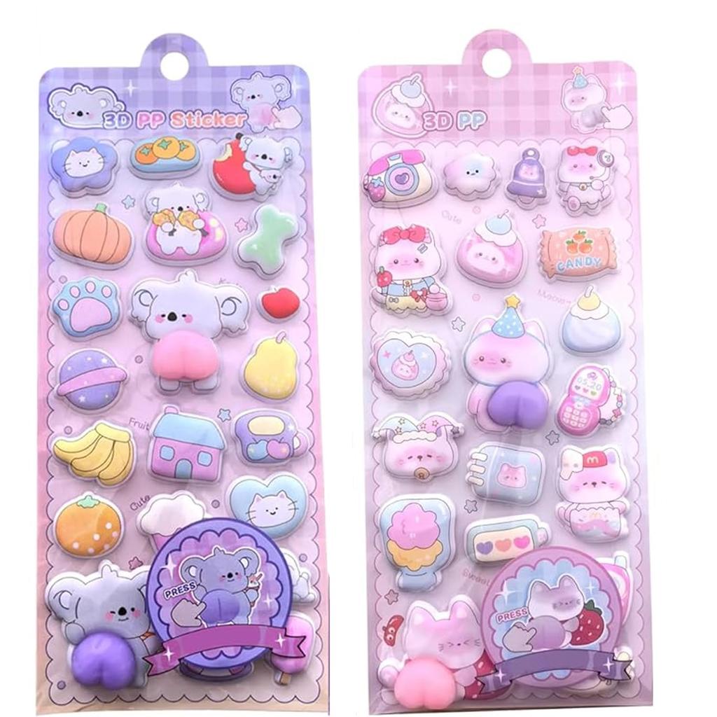 Racvofy Cute 3D Plump Butt Perfect for and DIY Perfect for and Photo Perfect for Smartphone Water and Stickers, Rewarding, Decorating, Projects.