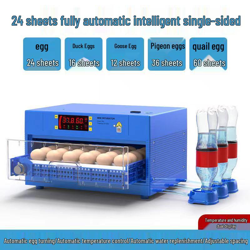 Incubatrice Automatica Intelligente per Uova: Adatto per la schiusa di pulcini, anatroccoli e ochetti.