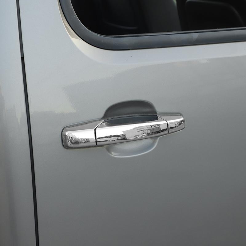 Car Tailgate Handle Decoration Reverse Mirror Cover Door Handle Shell For Chevy Silverado /GMC/SIERRA 2007-2013 Car Exterior Accessories,ABS Plastic