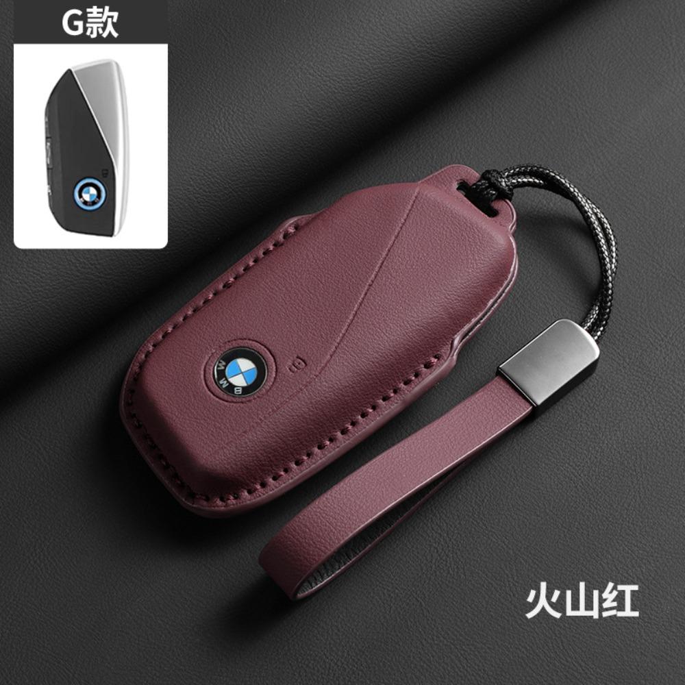 Leder für BMW Schlüsselhülle für 3 5 7 Serie Schlüsselabdeckung Schale Schutzhülle für 525 4 Serie Trendiges Unisex-Accessoire
