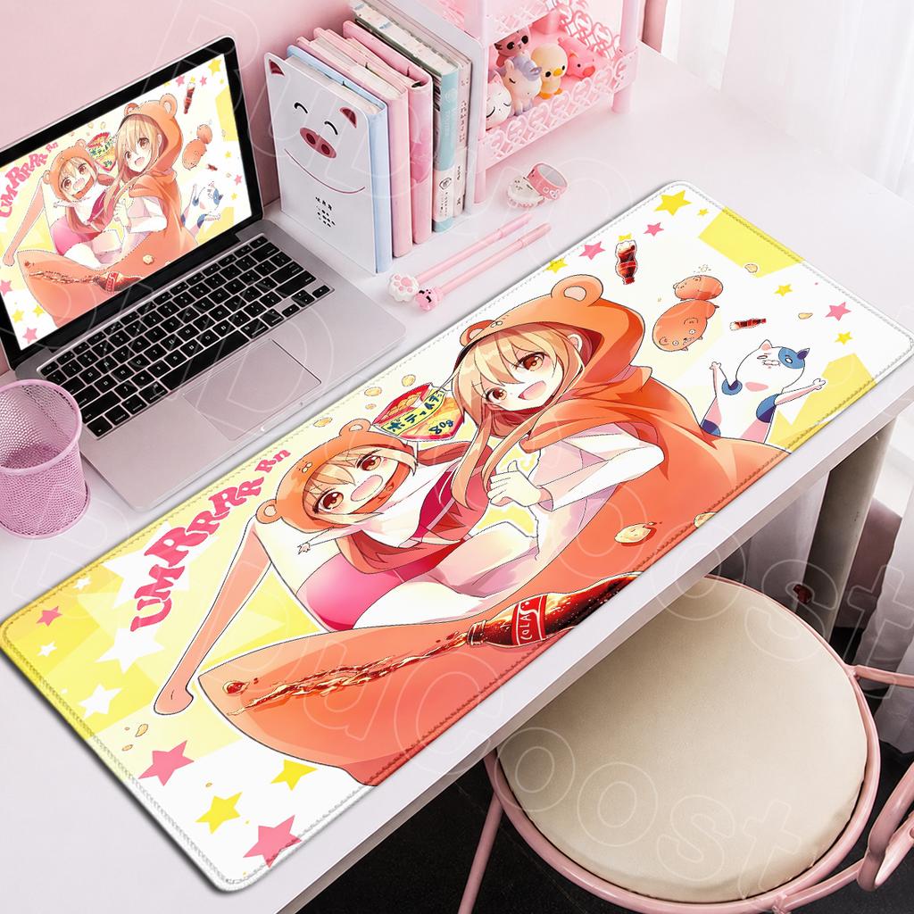 Kawaii Girl Doma Umaru Laptop E-sport Gaming Desktop Mats PC Rubber Accessories XXL Himouto Umaru-chan Non-slip Anime Mouse Pads