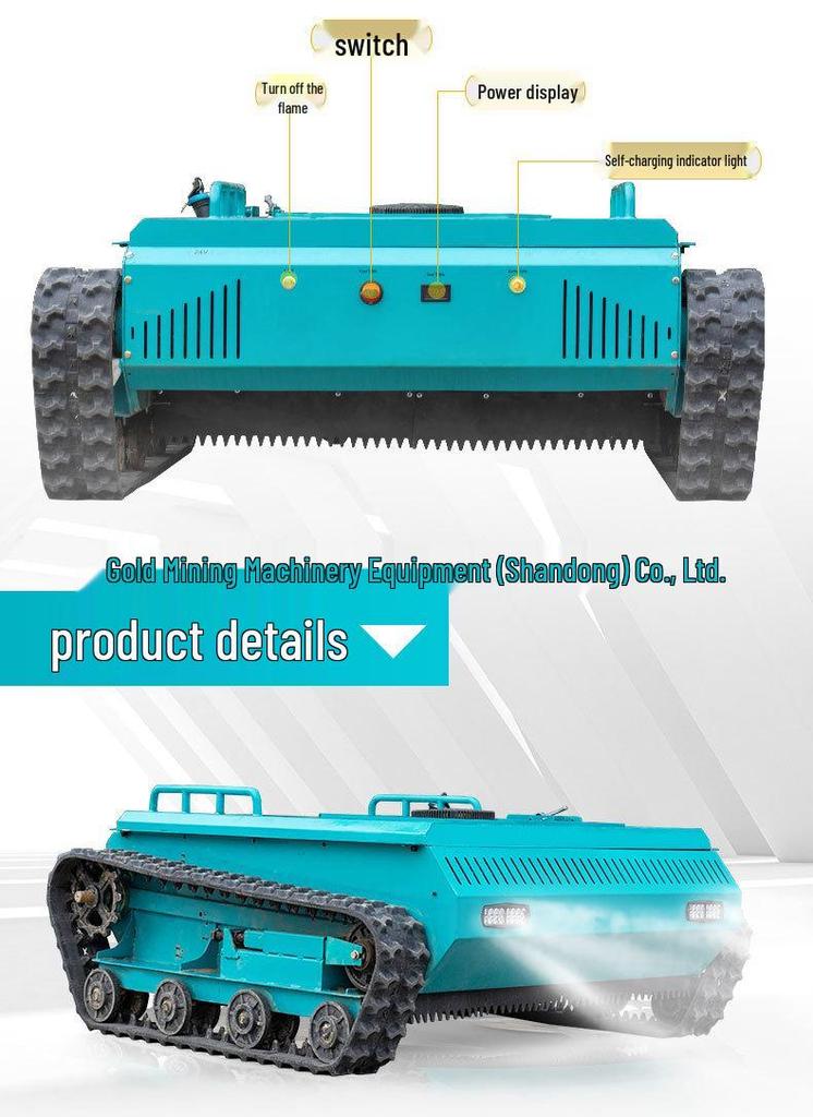 High-Power All-Terrain Intelligent Remote Control Lawn Mower