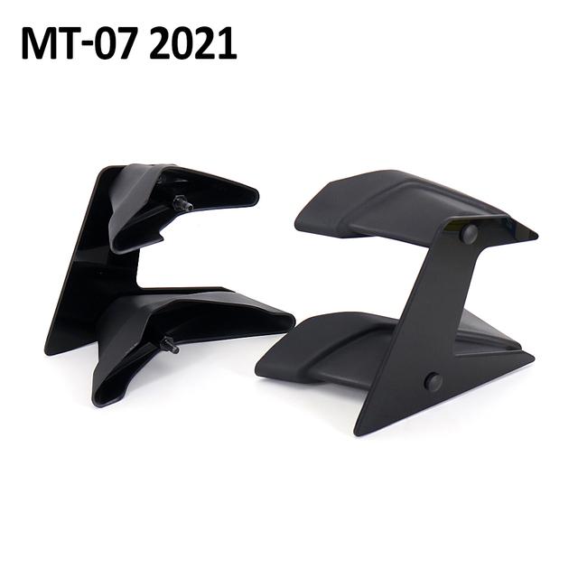 New  Side Downforce Naked Spoilers Fixed Winglet Fairing Wing Motorcycle Accessories For YAMAHA MT-07 MT07 MT 07