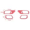 Pink Interior Door Handle Bowl Cover trim For -2025 Ford Bronco Accessories