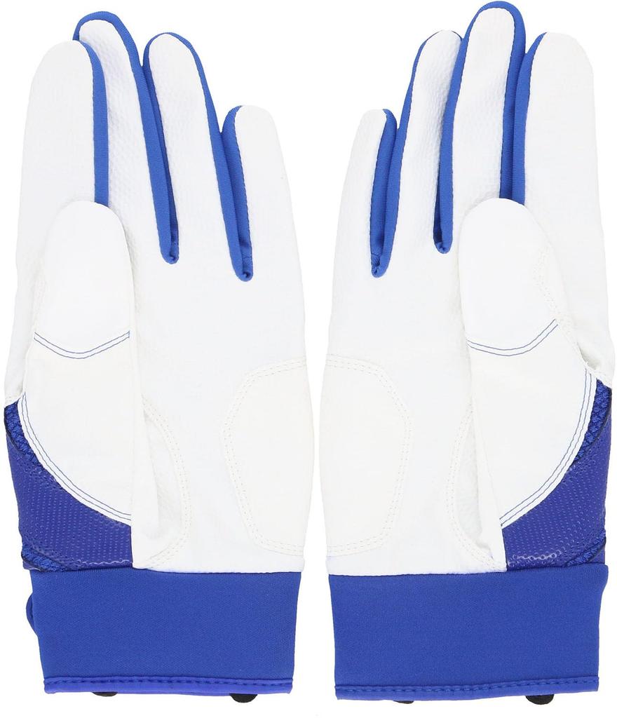 adidas Batting Gloves BASIC Blue x White Size O LBG405 Baseball/Softball