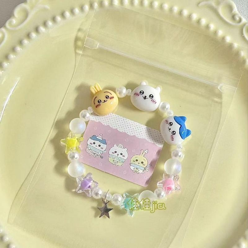 Anime chiikawasas Bracelet with A Sense of Niche Design Hachiware Usagi Bracelet Couple Bracelet Accessories Birthday Gifts