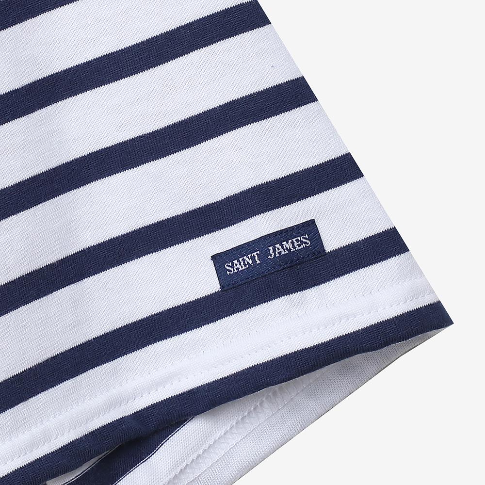 SAINT JAMES [Free Eco Bag] Levan 18 Round Neck Short Sleeve T-Shirt (088) Asjm2G94334-088