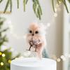 Sled Mouse Xmas Tree Pendants Cartoon Christmas Doll Pendant Cute Simulation Owl Ornament  Gift