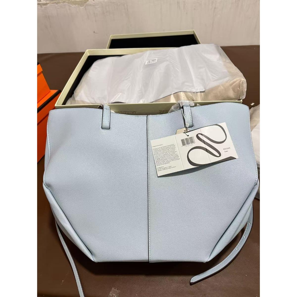 

[Spot] poleno Poling En wing bag, European and American fashion niche design, high-end sense, large-capacity tote bag 25*8*42cm