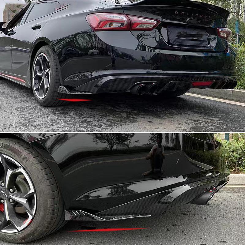For VW Golf Mk8 MK7 MK7.5 MK6 MK5 GTI GTD GTE R R-LINE 2Pcs Rear Bumper Lip Wrap Angle Diffuser Splitter Canard Spoiler
