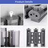 3-in-1 Shampoo and Conditioner Dispenser Wall-Mounted Shower Soap Dispenser Conditioner & Body Wash Dispenser for Bathroom Hotel