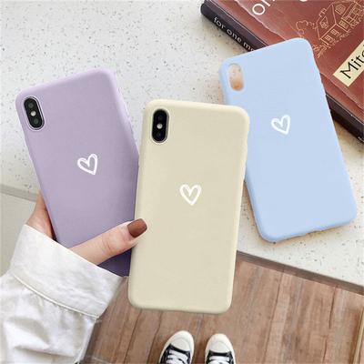 Cute Love Heart Case For Iphone 11 12 13 14 Pro Max Mini Silicone Cover For Iphone X Xr Xs Max 7 8 6 6s Plus 5s Se 2020 10 Funda