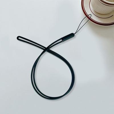2Pcs Silicone Phone Lanyard Comfortable Touch Dirt-resistant Rope Anti-lost Hanging Neck Lanyard Phone Chain