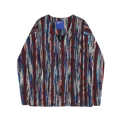 Gestrickte Strickjacke Jacke Herren Koreanischer Stil Trendig Vielseitig Frühling und Herbst Stil Schicke Jacke Herbst Sweatshirt