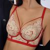 Luxury Silk Underwire Push-Up Bra for Women - Adjustable, Anti-Sagging, and Side Bust Control