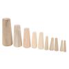 10pcs Marine Tapered Thru Hull Emergency Soft Wood Plugs Drain Plug for Boat Yacht
