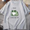 Lustige Wut verzehrt mich Frosch Vintage T-Shirt Damen Tee Naturfreund Alberner Frosch Retro T-Shirt Damen Herren Kleidung Kurzarm Tops
