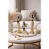 Vibrant Beautiful Finish Uniquely Hand Crafted Home Decor African Tribal Women Art Piece