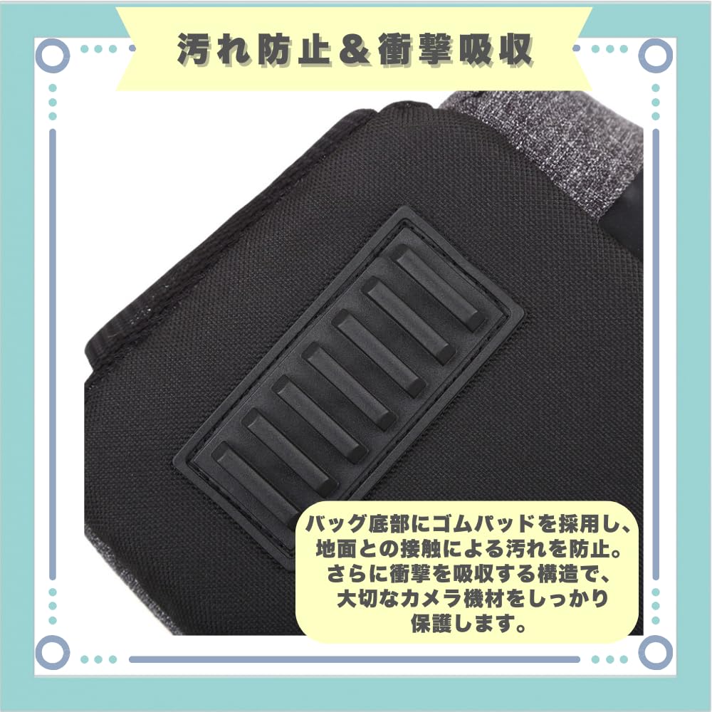 Ideastore Camera Bag Camera Case Pouch Shoulder Compact with Dividers Waterproof