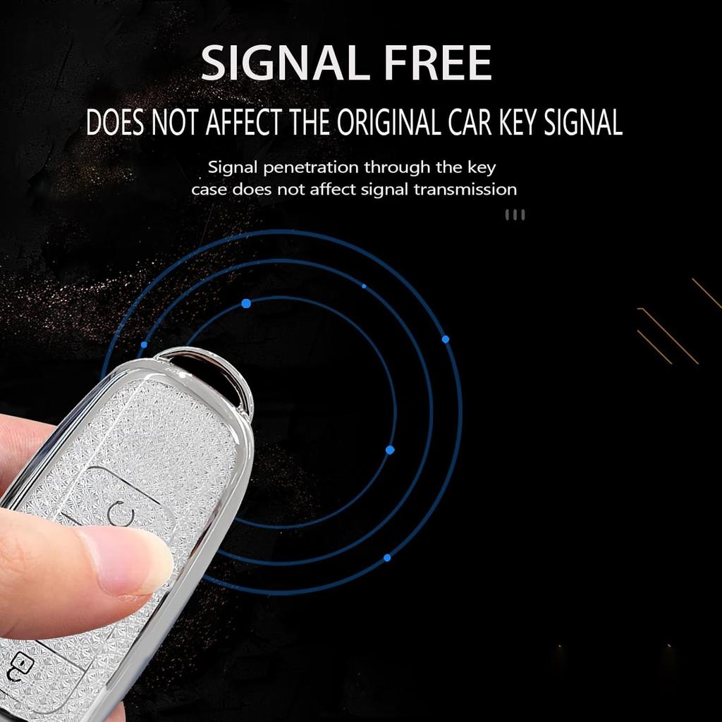 Waterproof TPU Car Key Fob Case Cover Compatible with Chery Tiggo 7 8 Omoda 3 5 C5 Arrizo 5 Plus Jaecoo 6 2025 Ruigu 9 2024 2025 Car Accessories