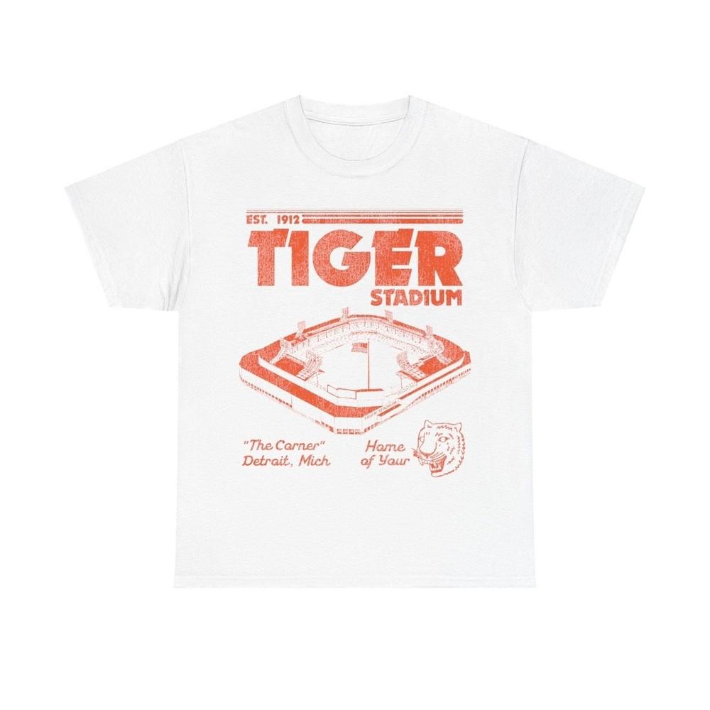 

Tiger Stadium Park Detroit Michigan T-shirt 4XL