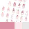 French Almond Nail Patch Nail Patch Popular Bow Nail Blush Star Nail Art Fake Nail