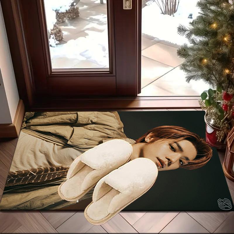 K-pop Group Stray Carpet, Chair Rug,Rug for Office Bedroom Living Rooms, Doormat Decor Fan Gift Christmas Gift