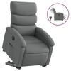 VidaXL Fauteuil Inclinable Électrique, Chaise de Relaxation avec Dossier et Repose-pied Réglables, Siège de Salon, Moderne, 3204003