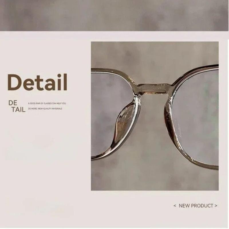 1/2PCS Ultra Light Myopia Glasses Men Women Minus Diopter Eyewear Trendy Large Square Frame Near Sight Eyeglasses