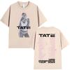 Tate McRae Miss Possessive Tour Merch T-shirt Uomo Donna Harajuku Girocollo Manica Corta T-shirt Cotone Casual T-shirt Streetwear