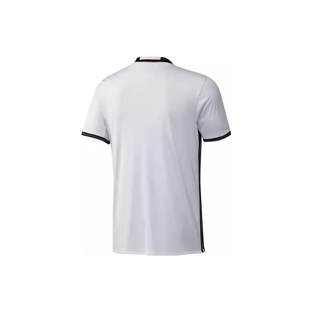 Adidas Outdoor Casual Sports Round Neck Pullover Short Sleeve Soccer Jersey Men Tops White AI5014