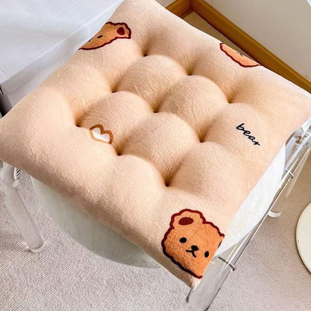 

Square Seat Cushion 40*40cm Back Cushion Portable Chair Pad for Home&Office 10