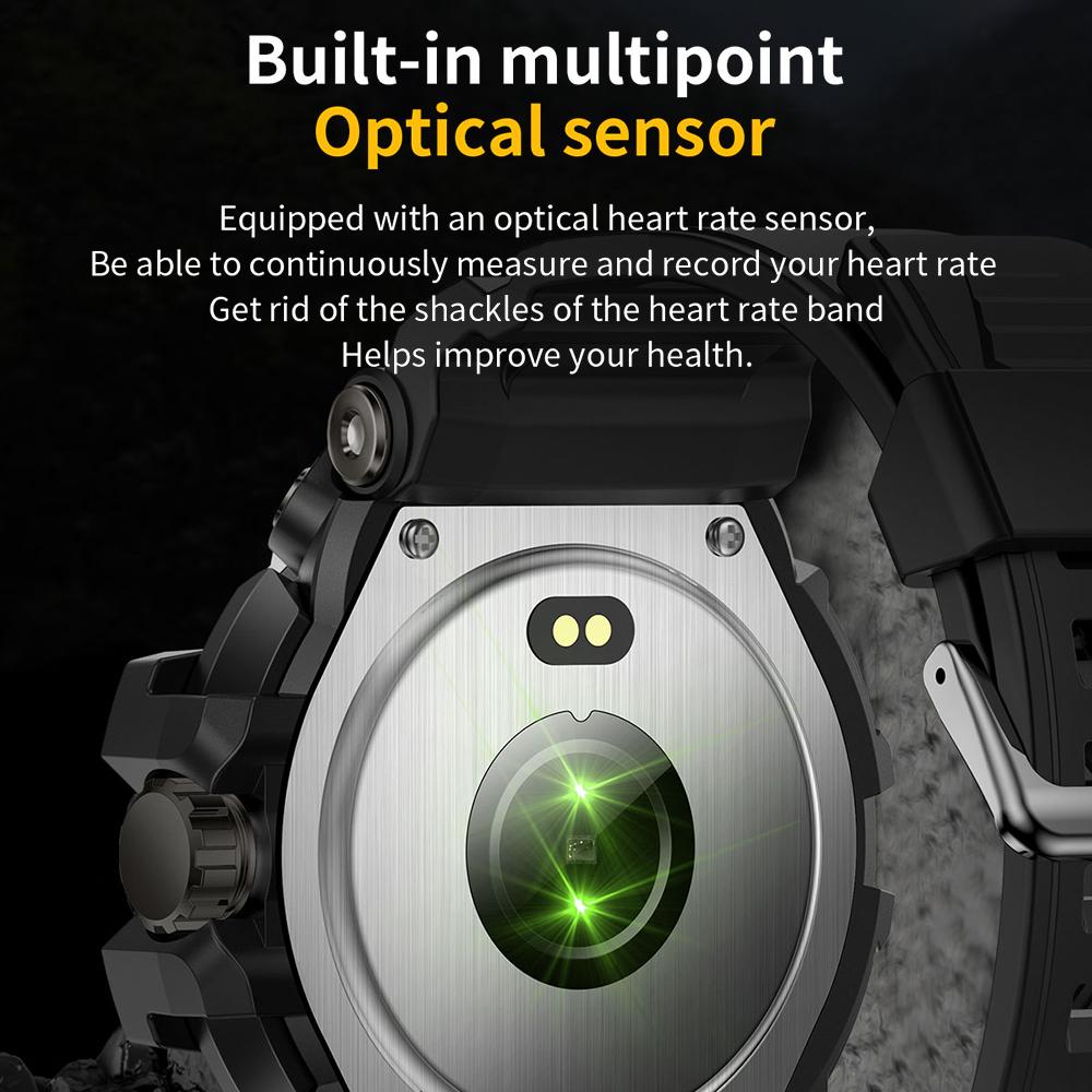 LC16PRO 1.32-inch Heart Rate Monitor Outdoor Sports Bracelet Bluetooth-compatible Call Smart Watch