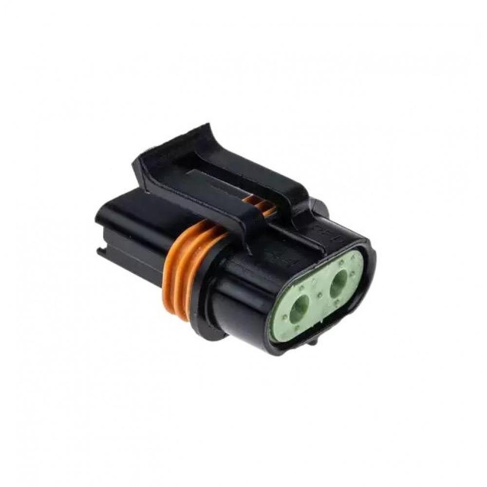 1/6 Set 2Pin Waterproof Male+Female With 2 Terminal Connector Sealed Electrical Connector For Metri-Pack 630 Series Fan Plug