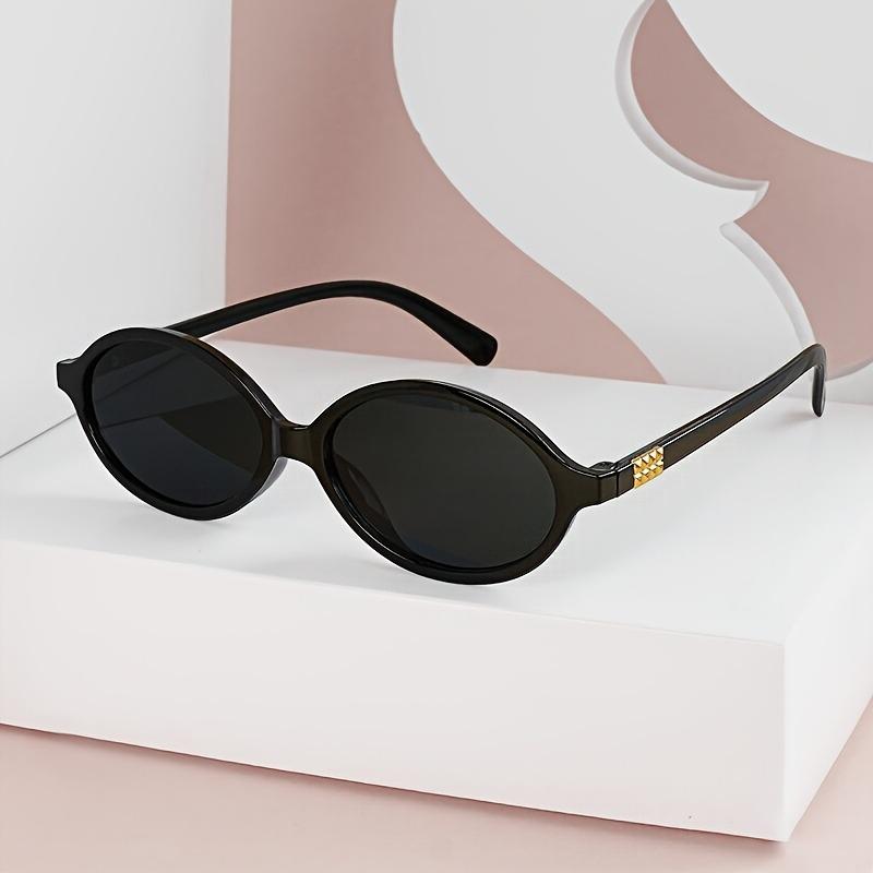 3pcs Y2K Retro Oval Fashion Glasses for Men and Women Lightweight and Durable Accessories Casual Glasses