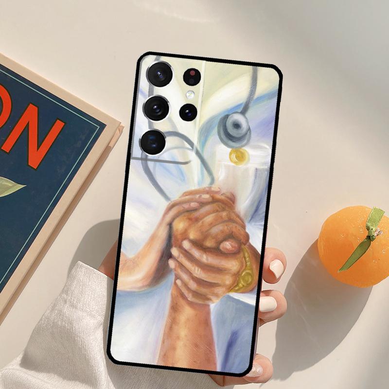 

Medicine Doctor Nurse Phone Case For Samsung Galaxy S25 S26 Ultra S20 S21 S22 S23 S24 Plus S10 S25 FE Back Cover Galaxy S20 FE