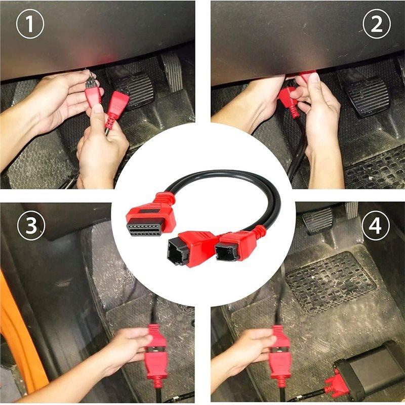 12+8 Adaptérový kabel Pro - Bezpečnostní bránu Pro Autel Maxisys, Dodge Ram, Jeep