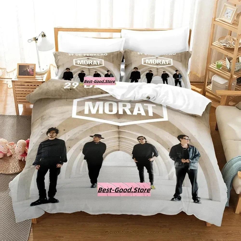 Morat Beding Set Single Twin Printed Bed Linen Set With Pilowcase Bed Soft Duvet Cover Soft Single Double Ful Quen Super King-Sized Dimensionsd
