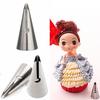 Dolls Dress Korean Bobbi Ruffle Icing Piping Tips Stainless (7 Pcs Lot)