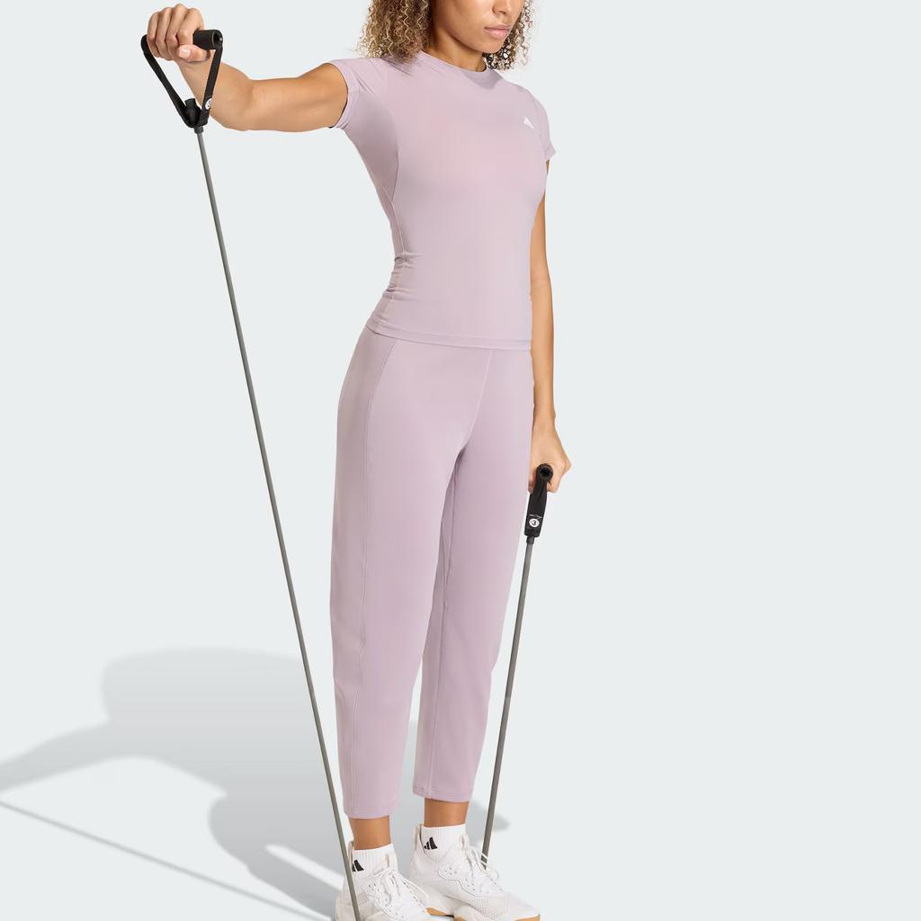 Adidas Power Workout Contour Cooling Sports Round Neck Pullover Short Sleeve Quick-Dry T-Shirt Women tops KD0113