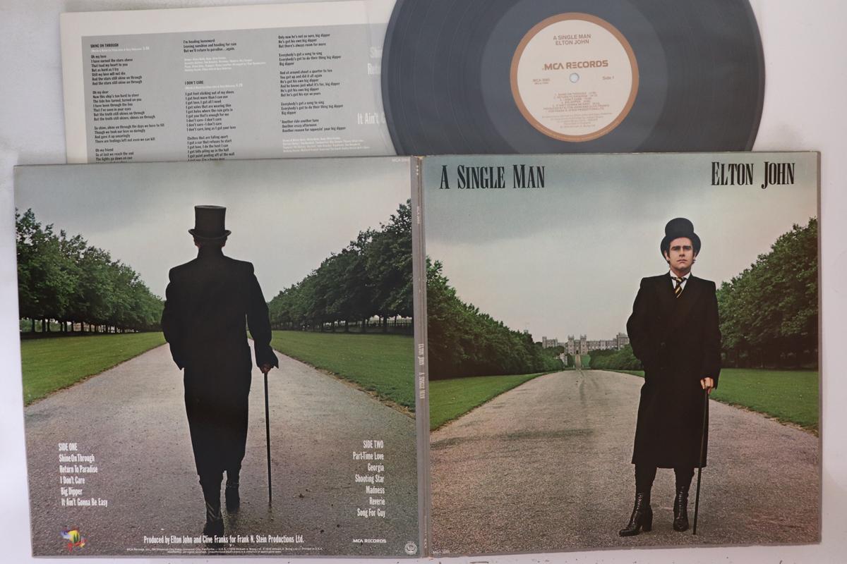 

LP Record ELTON JOHN - A Single MAN MCA3065 MCA 1978 US Rock Used