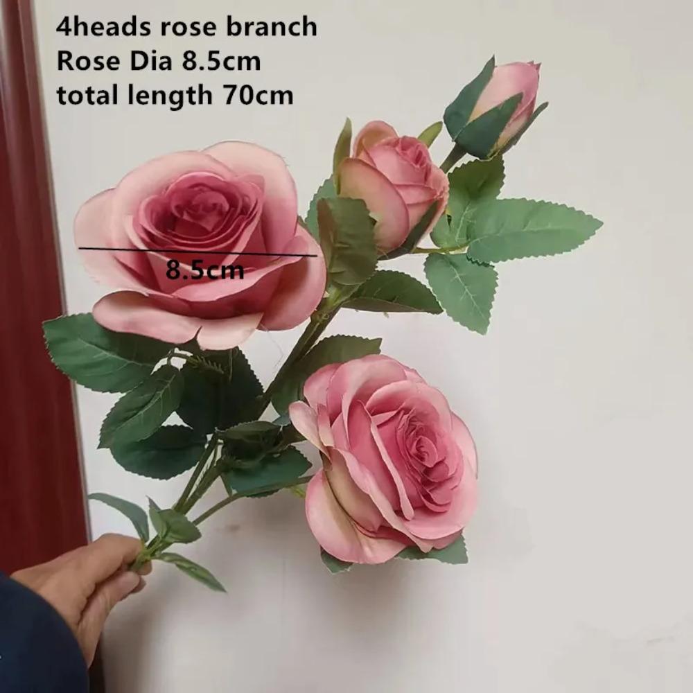 Wedding Decor Rose Dusty Pink Blush Nude Light Coffee Rice White Artificial Rose Flower Row Road Guide Flower S Dropshipping