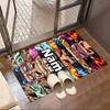Benutzerdefinierter Name Personalisierter Demon Slayer Druck Teppich, Vielseitiger Heimdekor Teppich, für Spielzimmer, Wohnung, Balkon, Eingangsbereich, Flur Geschenk