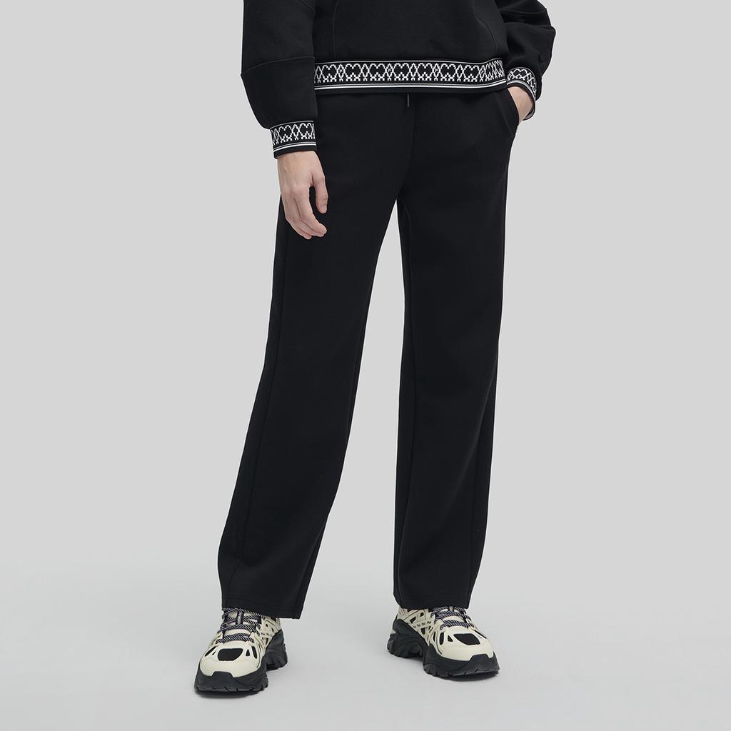 New FILA Casual Pants Women's Jet Black F11W344602FBK